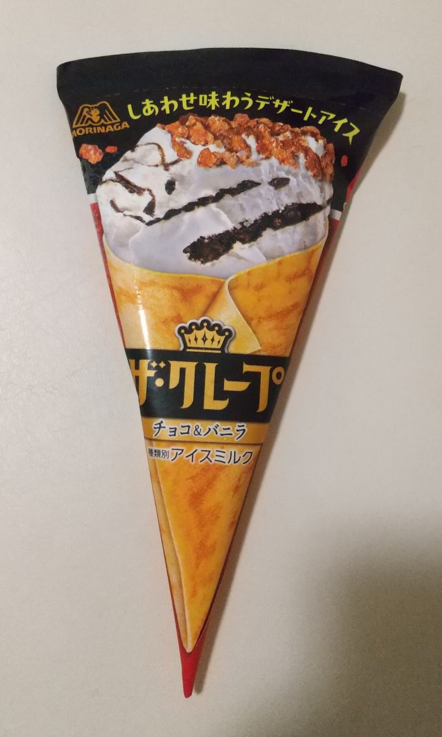 森永ザ・クレープチョコ＆バニラ